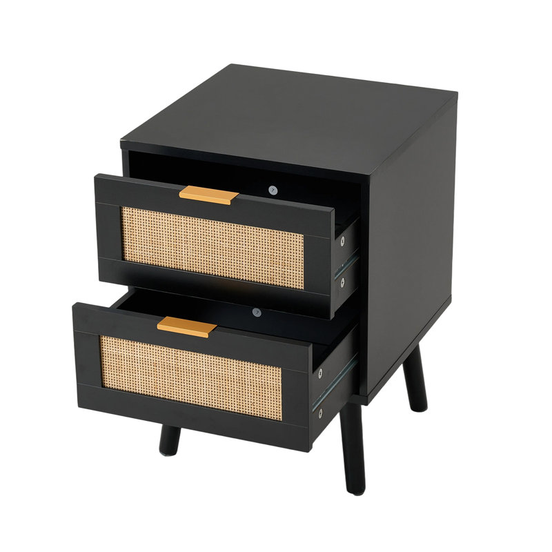 Bedside Table, Black