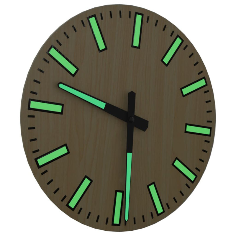 Benett Manufactured Wood Wall Clock