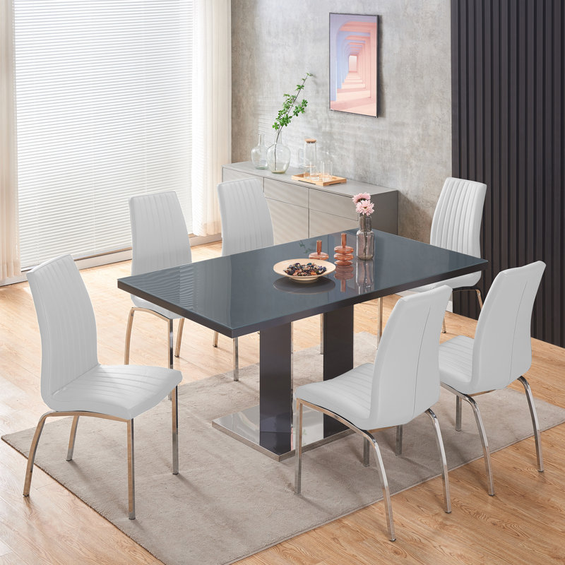 Aumiller Dining Set, White