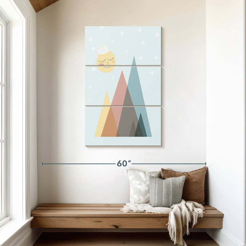 Avery Pastel Scandi Nursery I, H 45 po x l 28 po