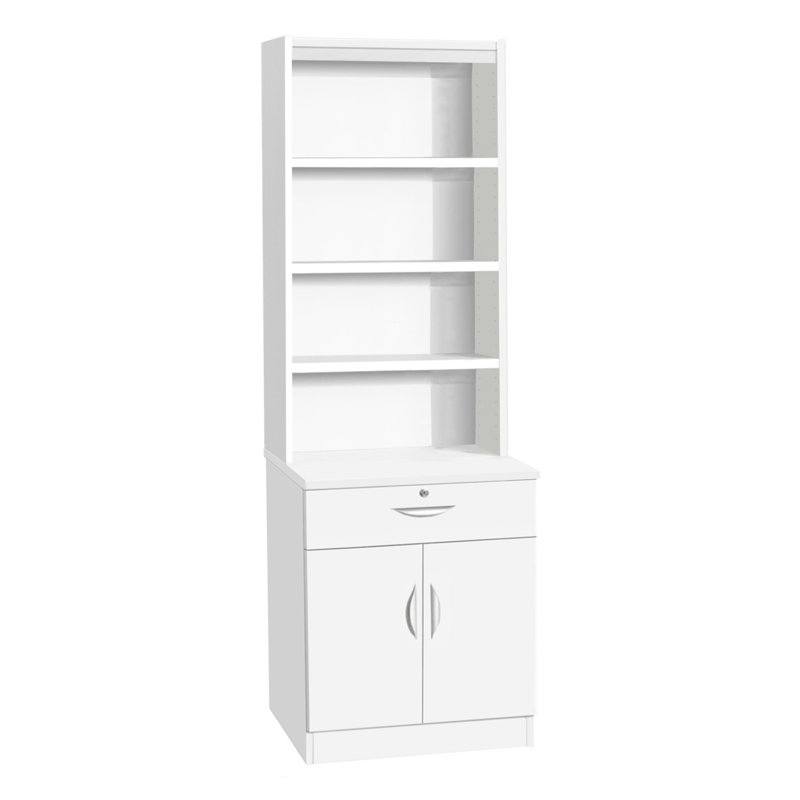 Brence 2 -Door 1 -Drawer, White