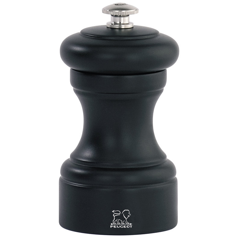 Bistro, 9.8cm H x 5cm W x 5cm D, Black, Pepper Mill