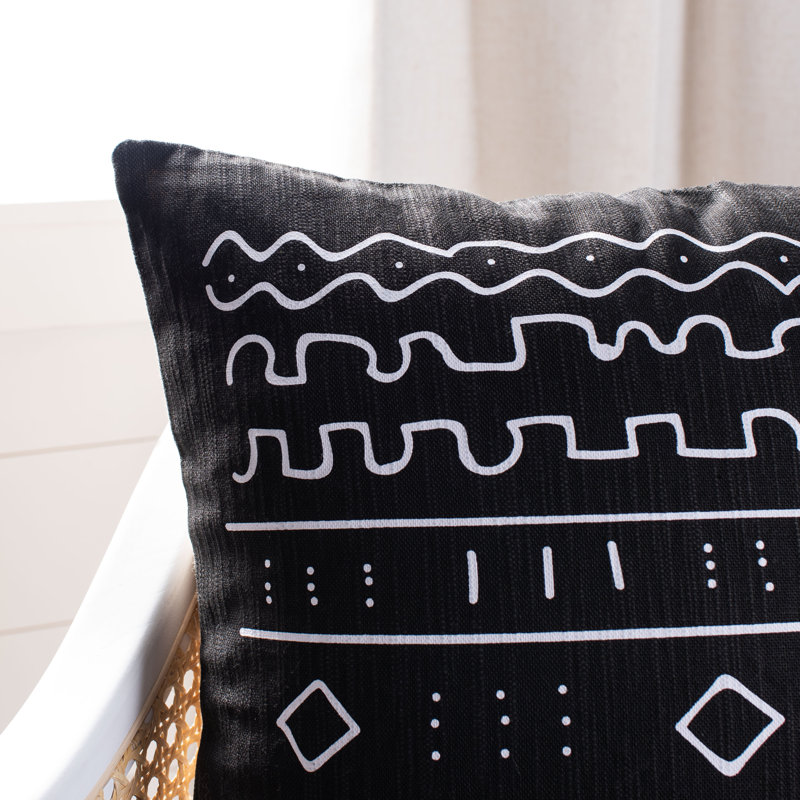 Rila Linen Reversible Throw Pillow