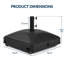 5.5kg Free Standing Umbrella Base with Wheels