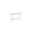 Bureau d'ordinateur en verre, table d'ordinateur portable en verre trempé transparent avec bords arrondis, table d'écriture