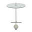 Emile Glass Top Frame End Table