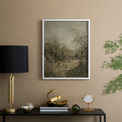 «Vintage Landscape», reproduction encadrée CL XXV - bois massif
