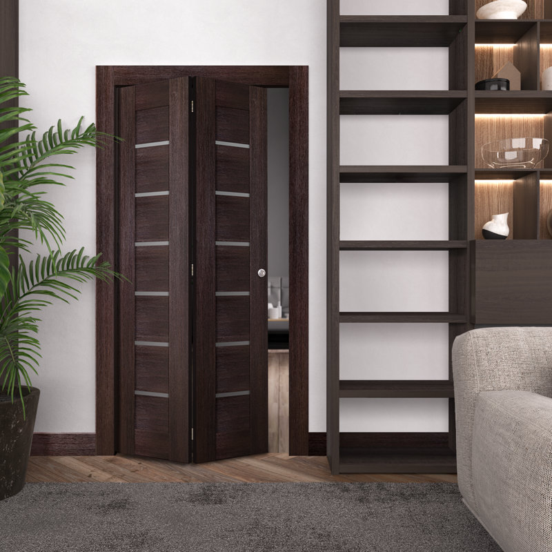 Porte pliante à deux panneaux Avon, Chêne, 36 po x 79,38 po