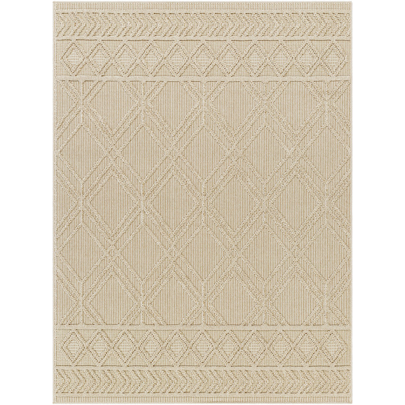 Geometric Indoor / Outdoor Rug, Rectangle 5'3" x 7'