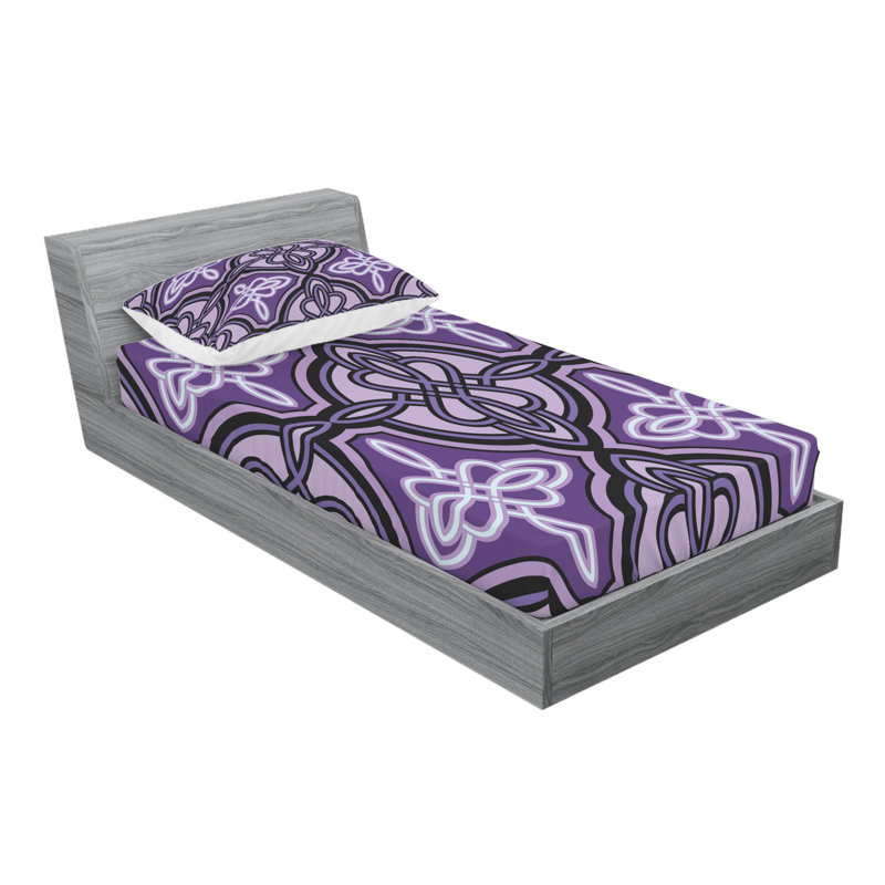 Microfiber Sheet Set, Twin Sheet Set with Fitted Sheet