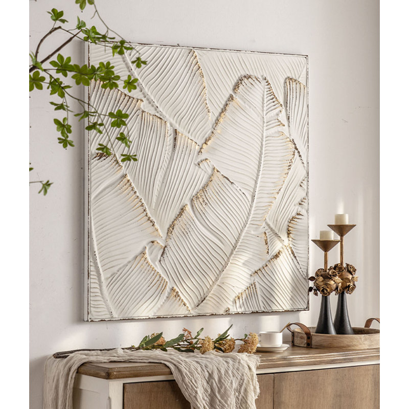 Retro distressed iron wall decoration