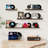Floating Picture Ledge Shelves Set Of 6, Wall Mounted Display Shelves With Lip For Photos, Books, And Decor, Space Saving Storage Solution For Living Room, Bedroom, Kitchen, And Nursery-458841952