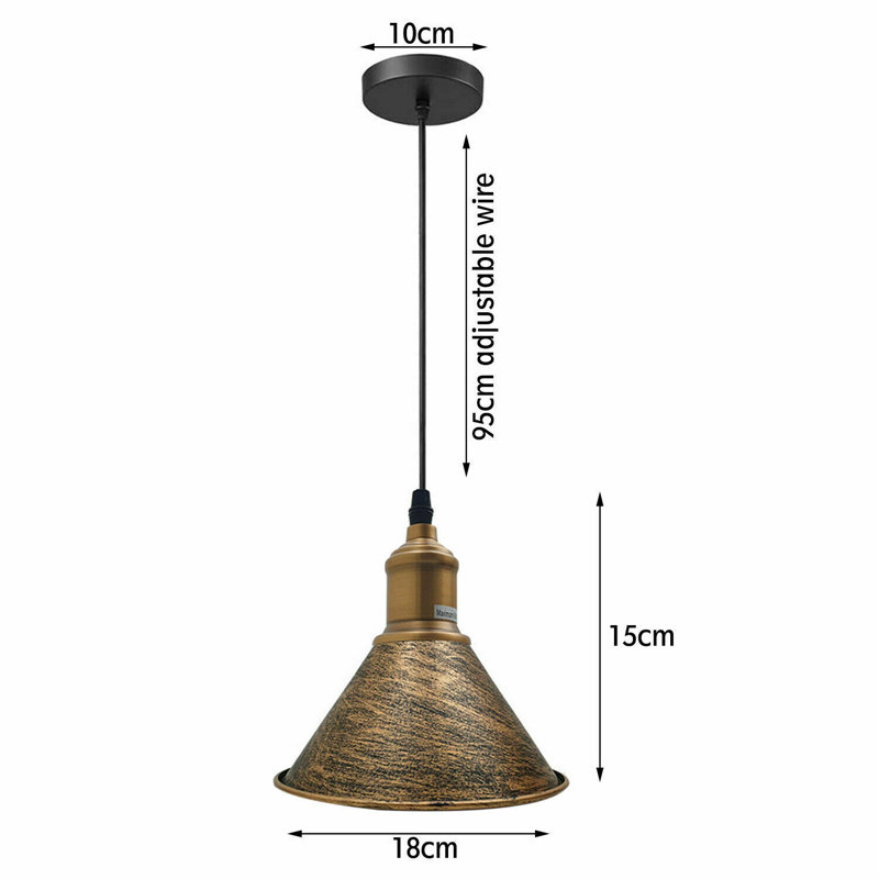 Ashtabula 1 - Light Brushed Copper Pendant