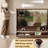 Modern minimalist mobile TV stand