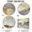 Perspect Marble Shift - Art mural abstrait en métal, impression murale en marbre-554650186