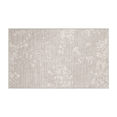 Machine Washable Beige Area Rug