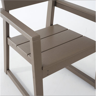 HDPE Outdoor & Garden Armchairs With  Backres Modernist Designt Chairs