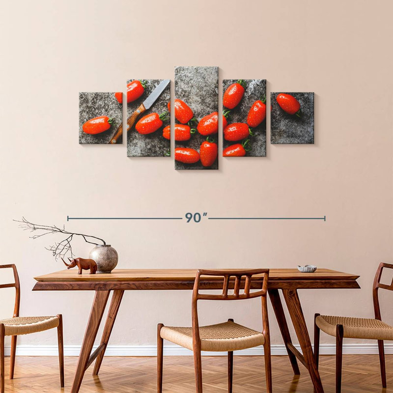 Succulent Tomatoes, 36" H x 80" W