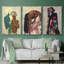 «Woman Strong I», reproduction sur toile 3 pièces-91891170-91891172
