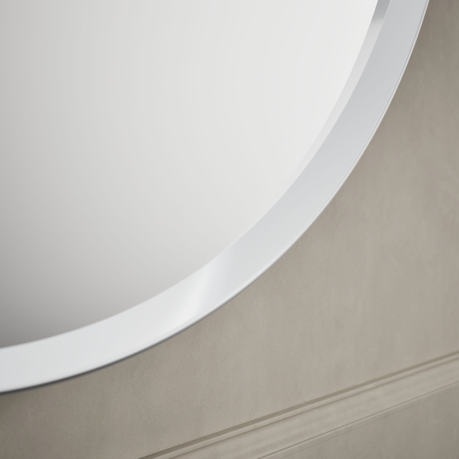 Verdera Oval Medicine Cabinet, Polished Chrome