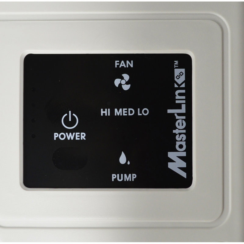 Refroidisseur par évaporation de 1 600 pi³ / min avec télécommande