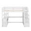Lit mezzanine simple avec bureau et tablettes-634070677-634070678