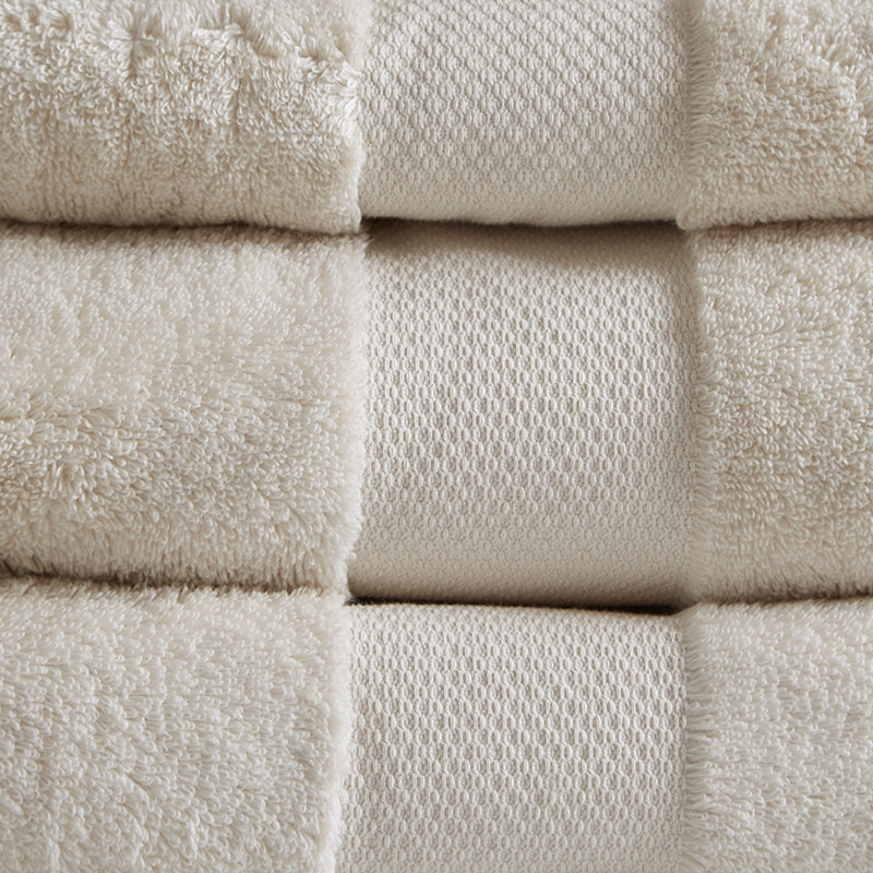 Cotton 6 Piece Bath Towel Set, Natural