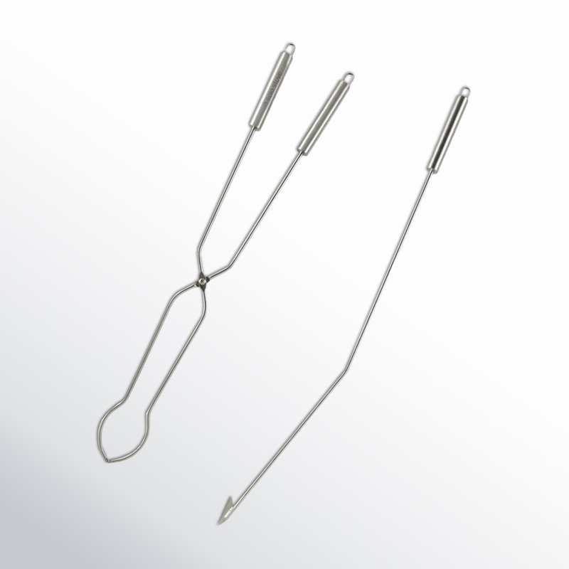 Ensemble d'outils de foyer d'extérieur 2 pièces
