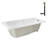 60'' x 32'' Acrylic Soaking Drop-In Bathtub, Drain Included-97544481