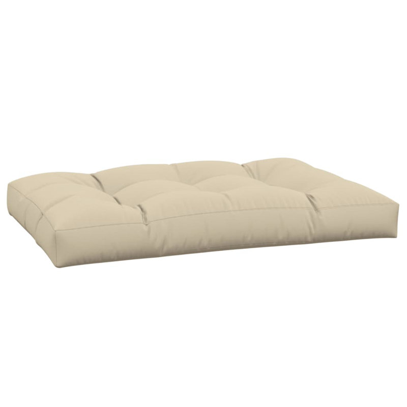 Outdoor Seat Cushion, 47.2" W x 31.5" D, Beige, 4.7"