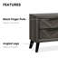 Ensemble de chambre à coucher 3 pièces Keni-98056203