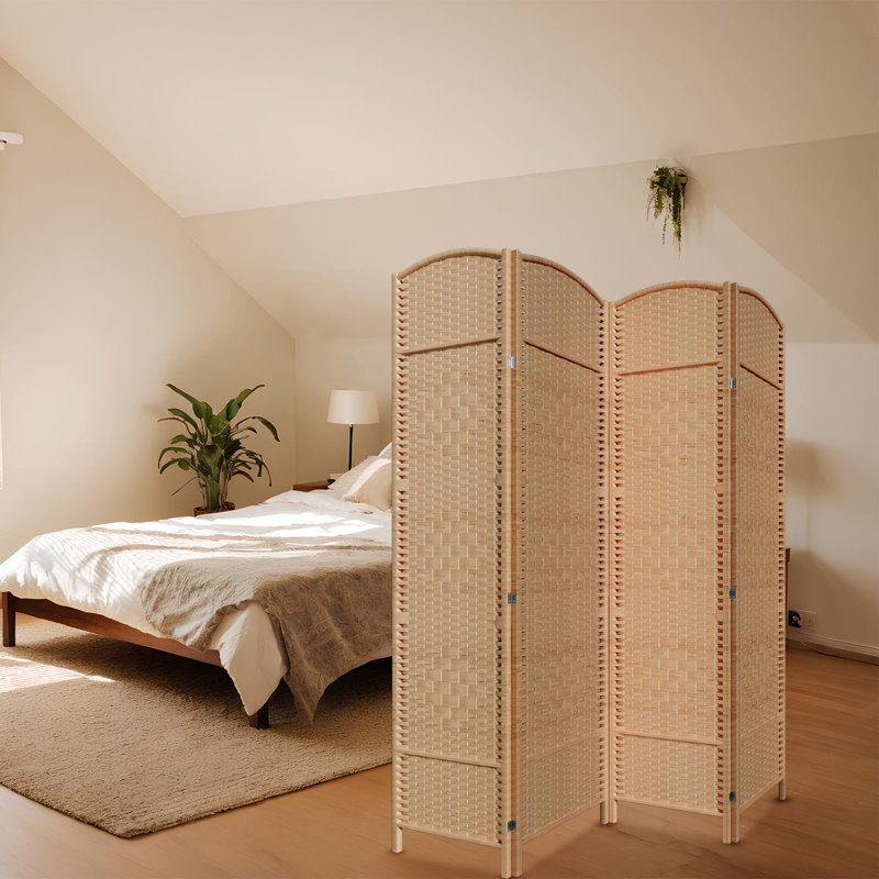 Pare-étincelles pliable 6 pi 6 pi, Naturel