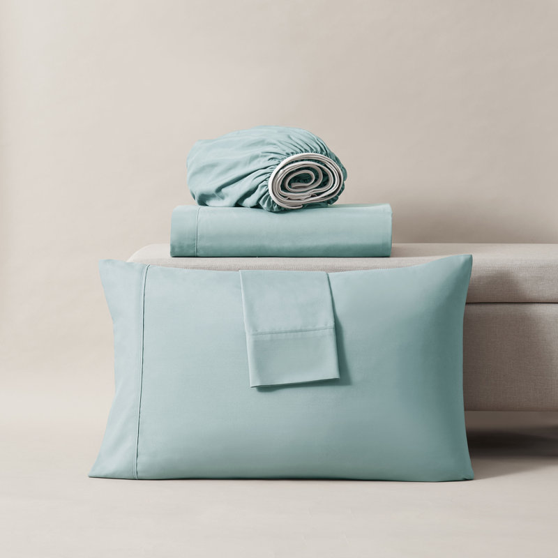 Luxury Collection Classic Smooth Thread Sheet Set, King, Sea Glass