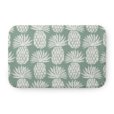 Tapis de bain à motif ananas