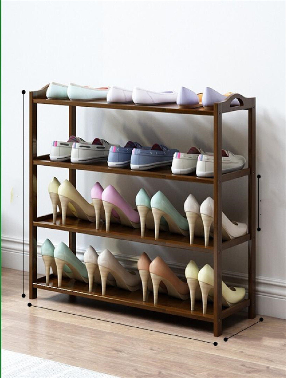 30 Pair Shoe Rack Ebern Designs