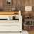 Twin Size Daybed With Trundle, Upholstered Daybed With Charging Station And LED Lights, White-149777258
