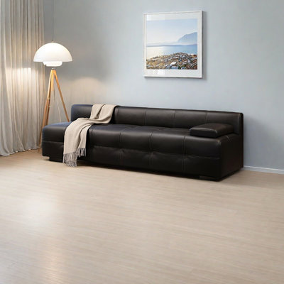 Élégante chaise longue élégante en similicuir