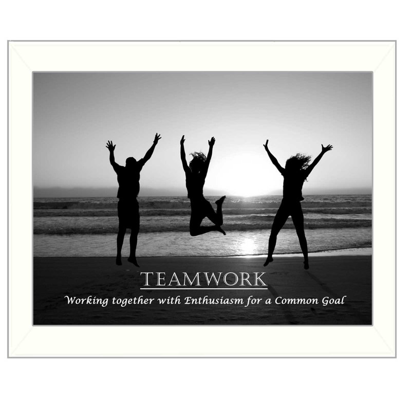 Teamwork - Cadre photo, reproduction de photo sur papier