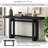 59.1'' Painted Entryway Table With Pine Veneer,Unique Triple Recgle Design Console Table With Thick Pine Wood Legs,Extra Long Sofa Table Versatile For Hallway, Living Room,Kitchen-917963665-917963659