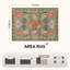 Tapis lavable floral rétro avec envers antidérapant Kaldi-448441575