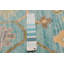 Tapis Oushak moderne noué à la main de conception unique 9 pi 4 po x 11 pi 10 po One Of Kind