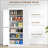 72.5" Kitchen Pantry Storage Cabinet-2026767682