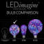Ampoule à del g95 de 25 watts à intensité variable de 25 watts à culot moyen (standard)
