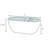 Mermaid 71'' x 33.5'' Soaking Acrylic Bathtub-40042728