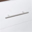 Lit escamotable simple avec armoire murale, blanc