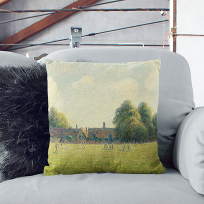 Hampton Court Green Square Throw Cushion