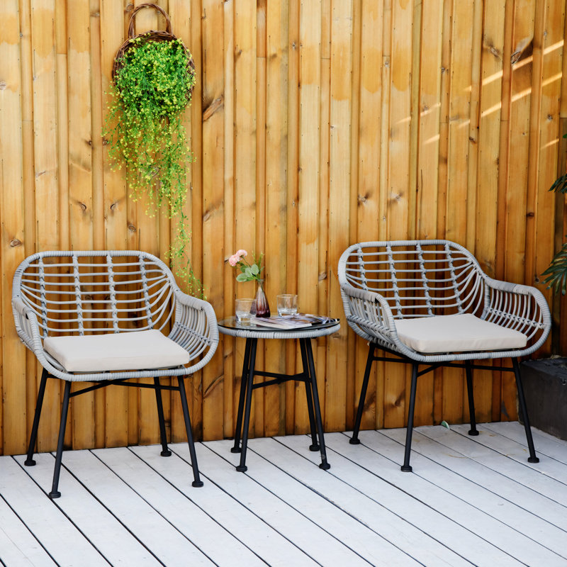 Outsunny 3 Piece Patio Set