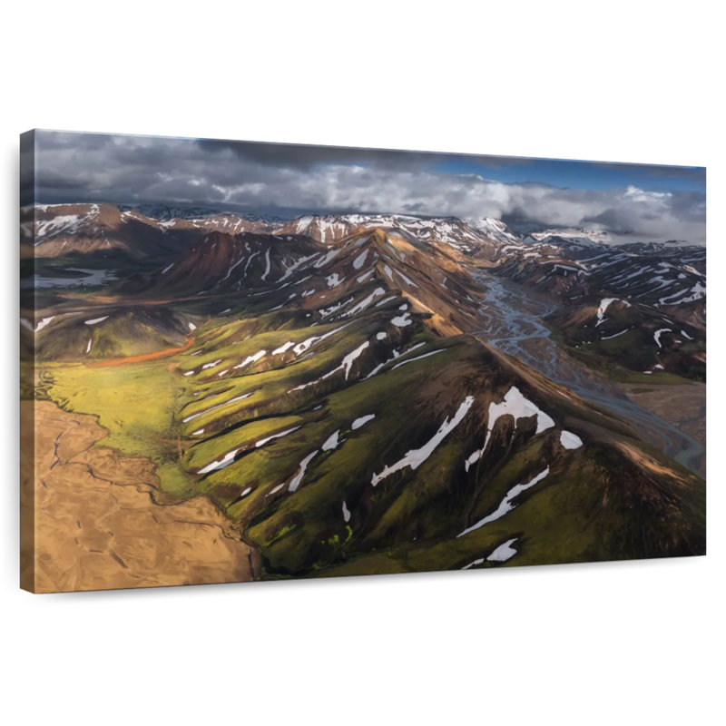 Alvord Iceland Mountain Range, 30" H x 45" W