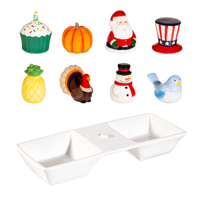Le plat de service Holiday Aisle® Jossilynn