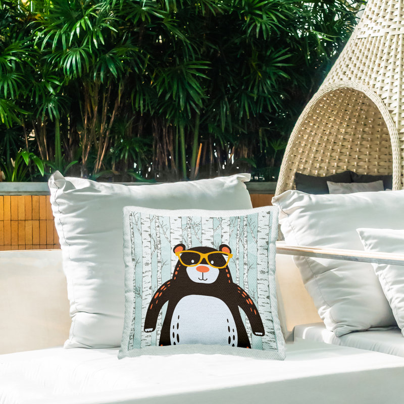 Abstract Outdoor Throw Pillow